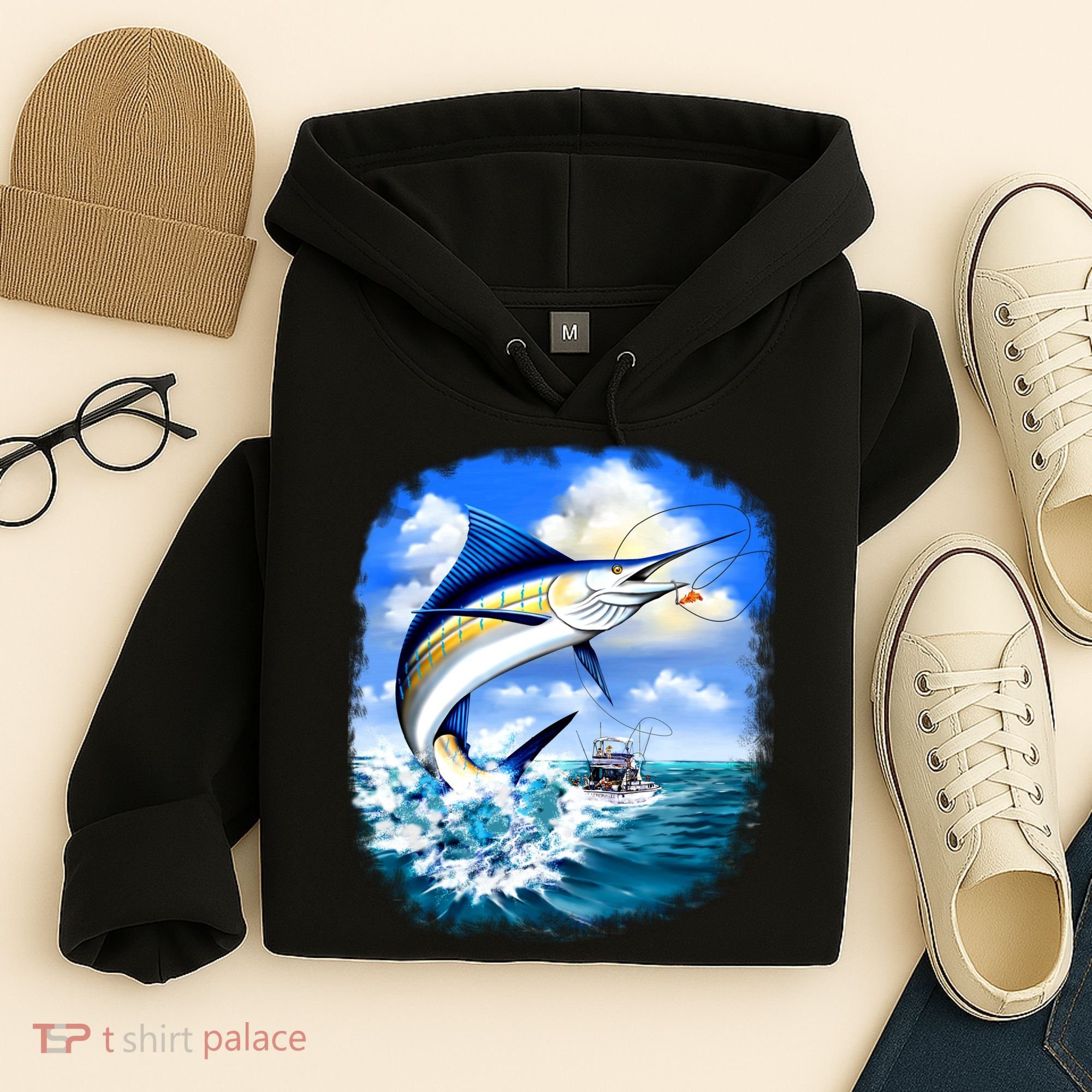 Marlin Fishing Hoodie
