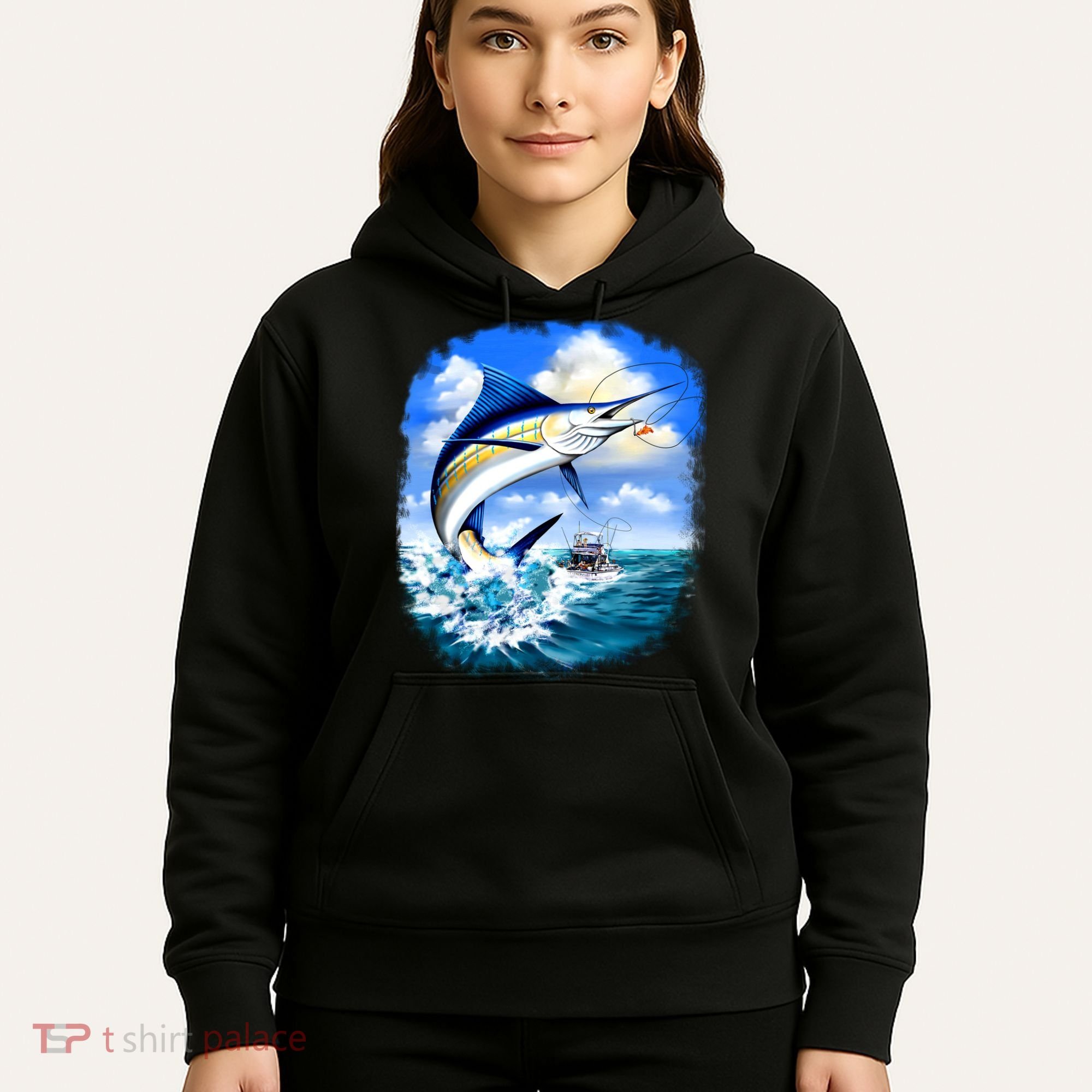 Marlin Fishing Hoodie
