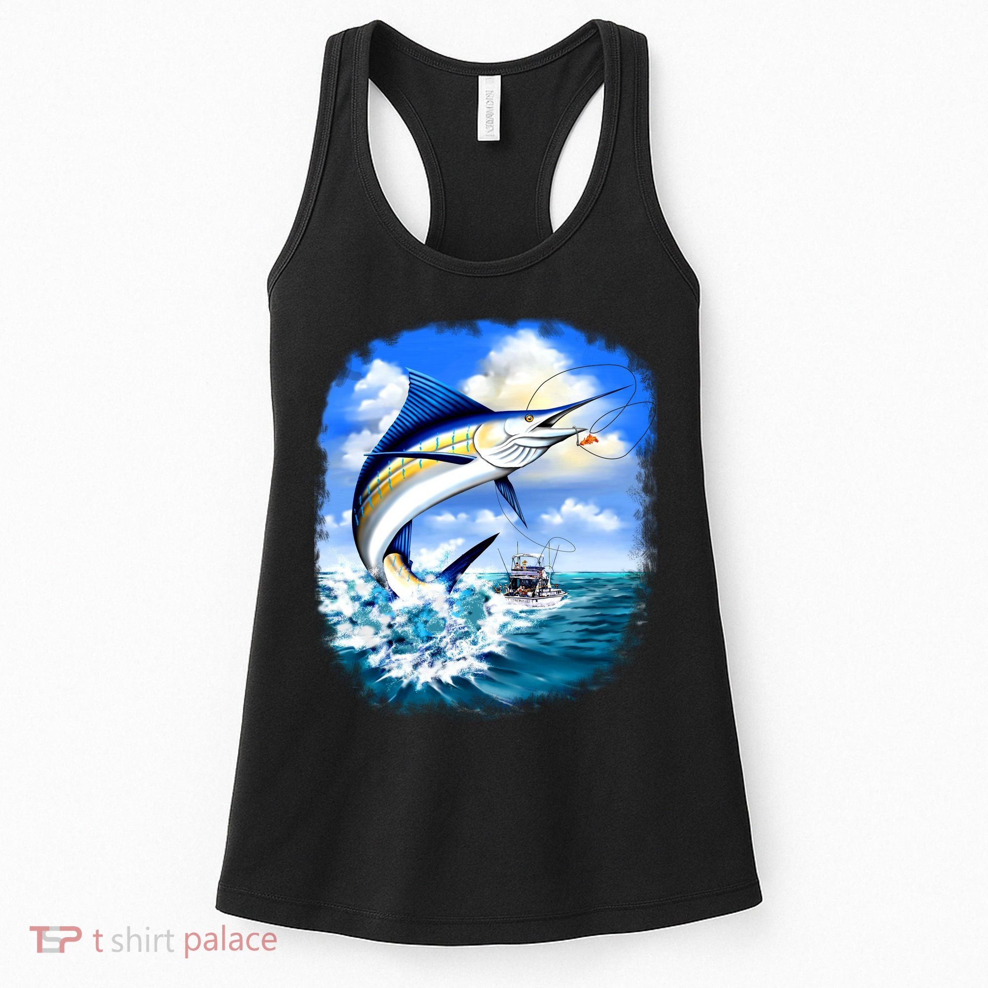 Marlin Fishing Women's Tank Top