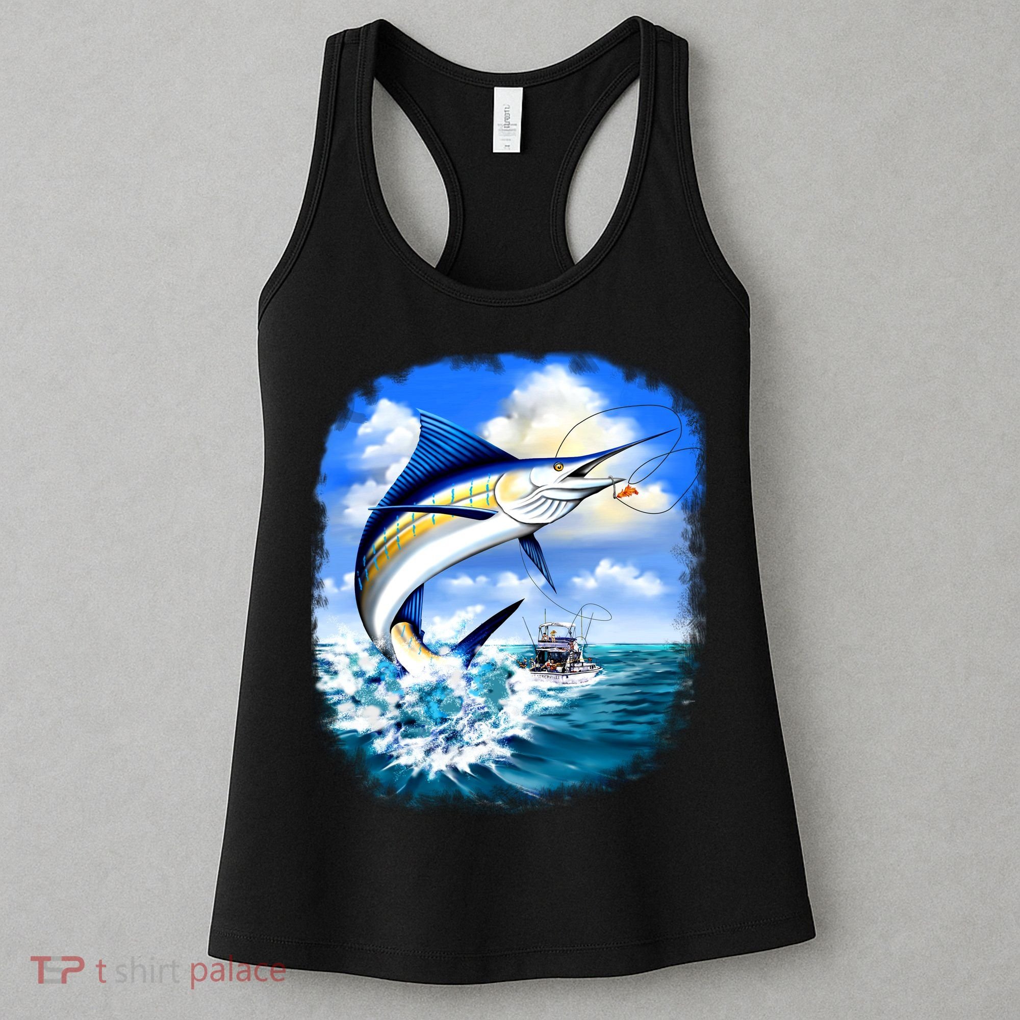 Marlin Fishing Women's Tank Top