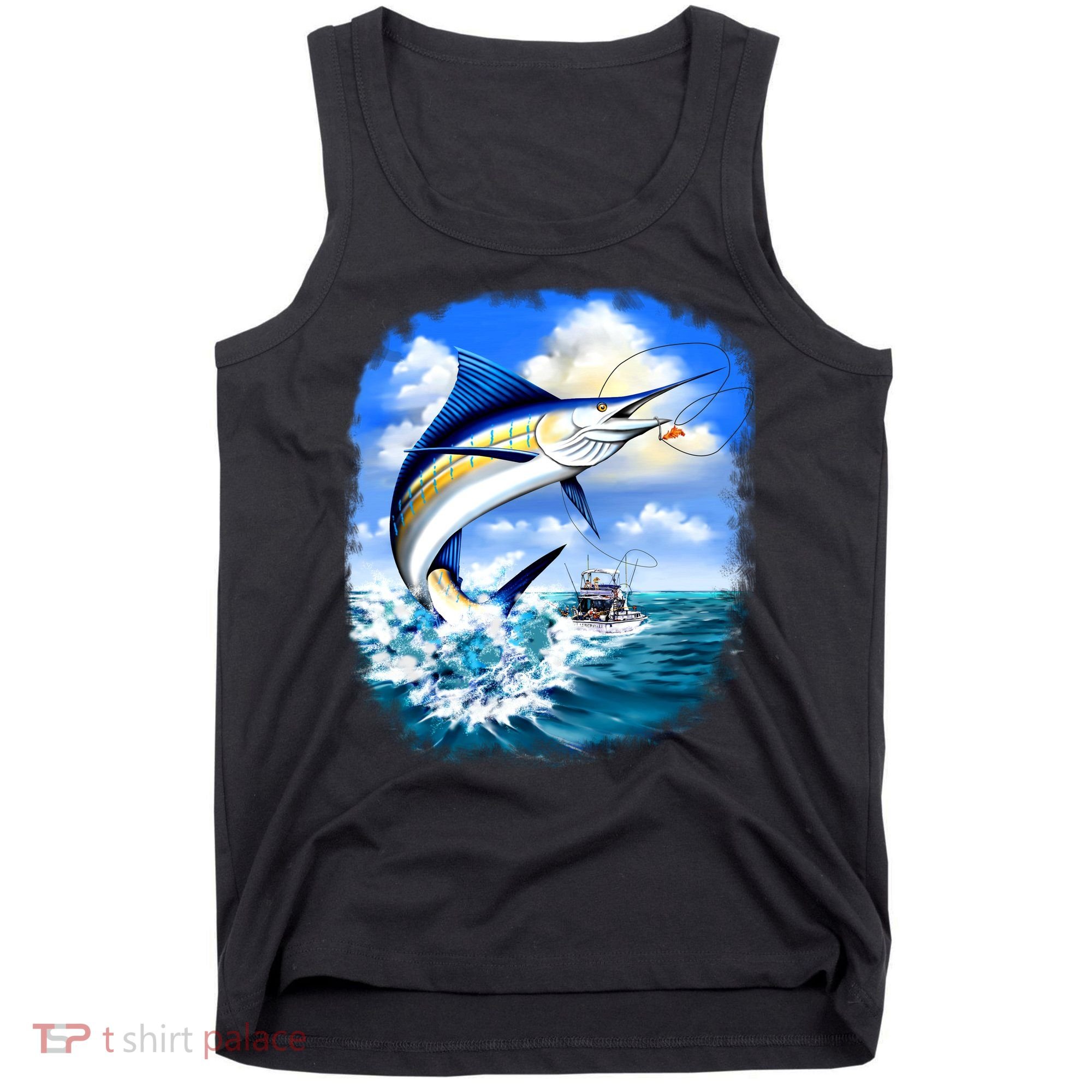 Marlin Fishing Tank Top