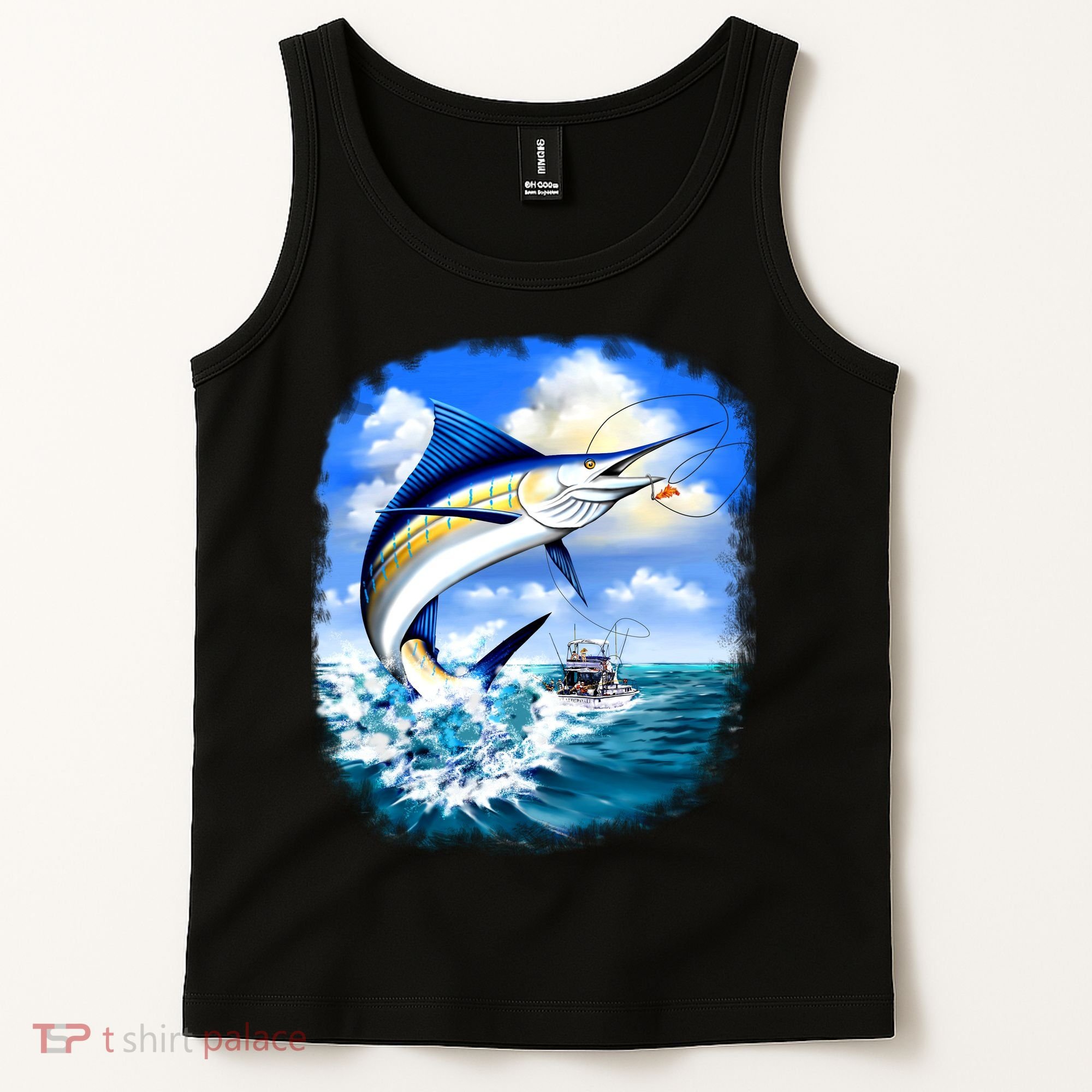 Marlin Fishing Tank Top
