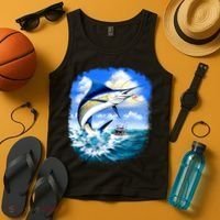 Marlin Fishing Tank Top thumb 4