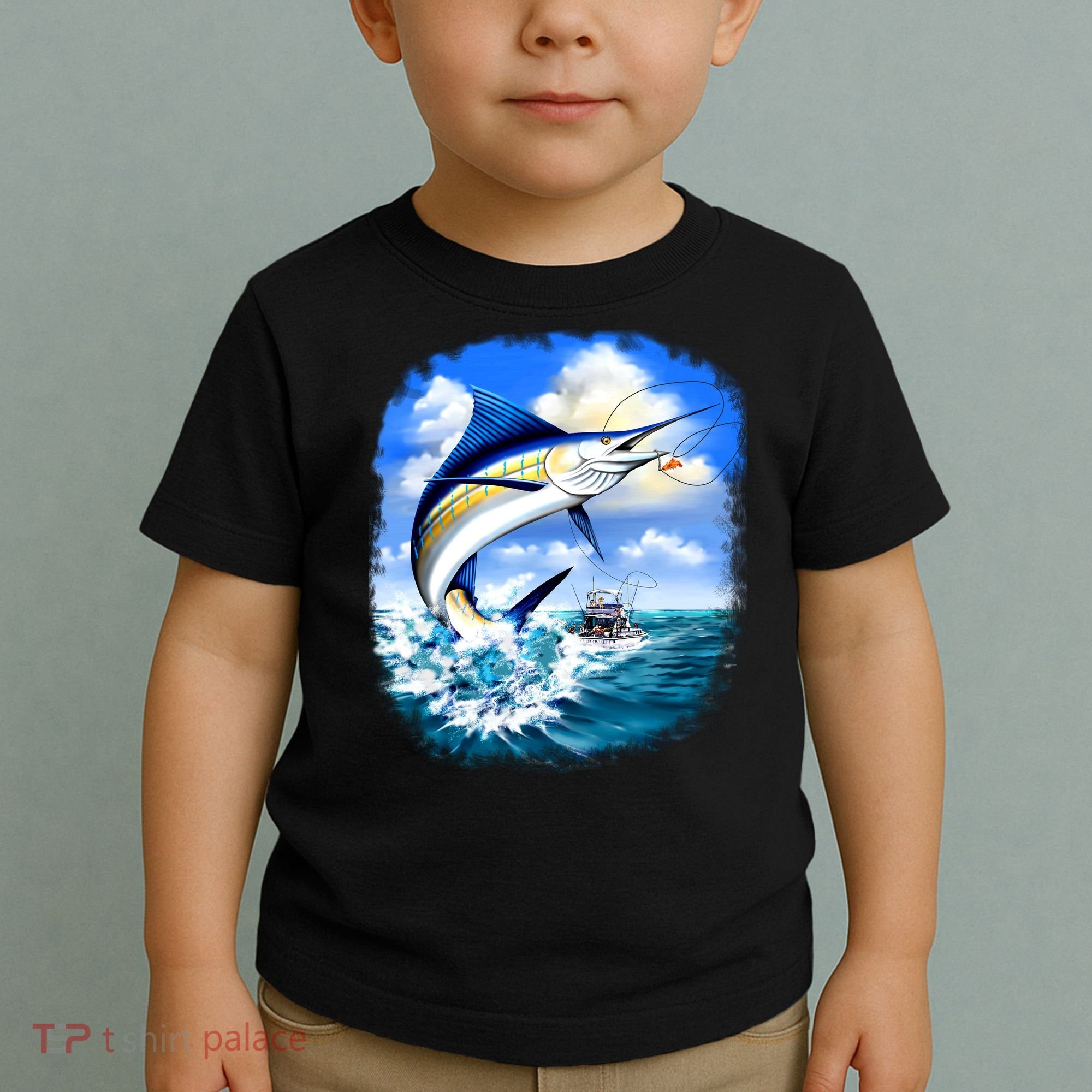 Marlin Fishing Toddler T-Shirt