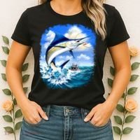 Marlin Fishing Women's T-Shirt thumb 2