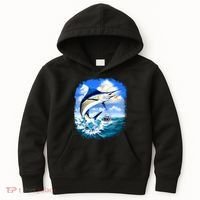 Marlin Fishing Kids Hoodie thumb 0