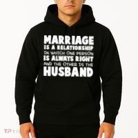 Marriage Is A Relationship Funny Husband Hoodie thumb 2