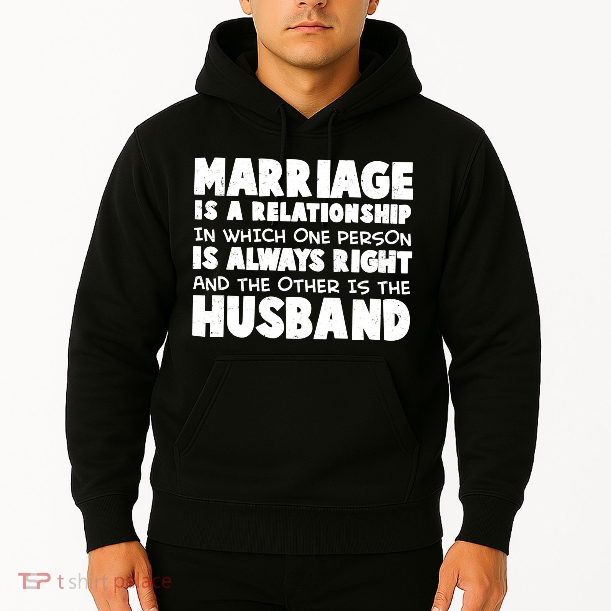 Marriage Is A Relationship Funny Husband Hoodie