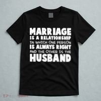 Marriage Is A Relationship Funny Husband T-Shirt thumb 5