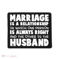 Marriage Is A Relationship Funny Husband Mousepad thumb 0