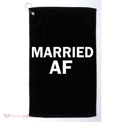 Married AF Golf Towel
