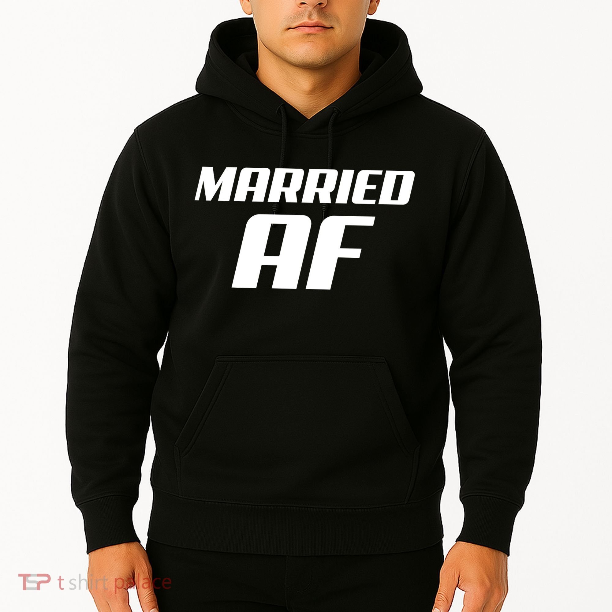 Married AF Funny Marriage Wedding Hoodie