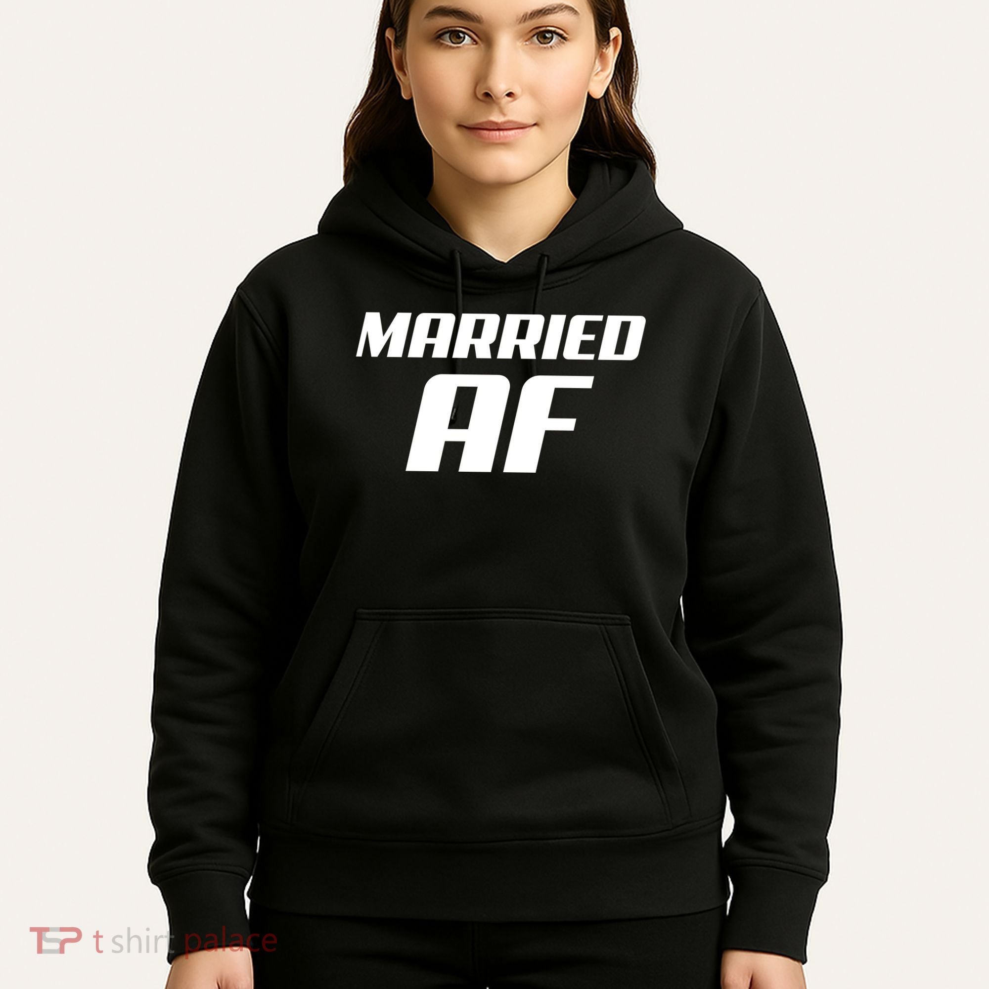 Married AF Funny Marriage Wedding Hoodie