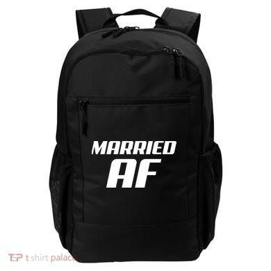 Married AF Funny Marriage Wedding Backpack