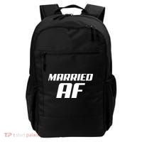 Married AF Funny Marriage Wedding Backpack thumb 0