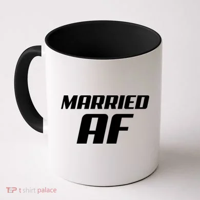 Married AF Funny Marriage Wedding Coffee Mug