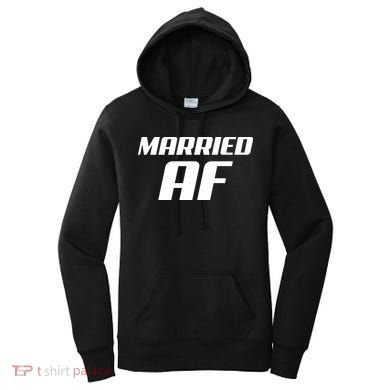 Married AF Funny Marriage Wedding Women's Hoodie