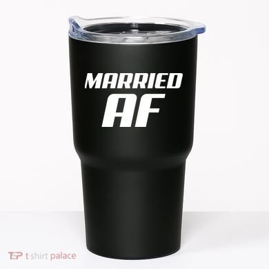 Married AF Funny Marriage Wedding Tumbler