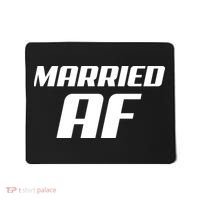 Married AF Funny Marriage Wedding Mousepad thumb 0