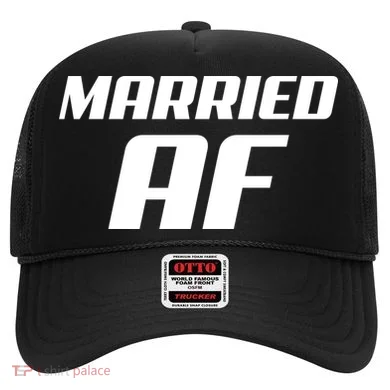 Married AF Funny Marriage Wedding Hat