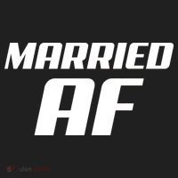 Married AF Funny Marriage Wedding Hat thumb 2
