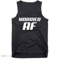 Married AF Funny Marriage Wedding Tank Top thumb 0