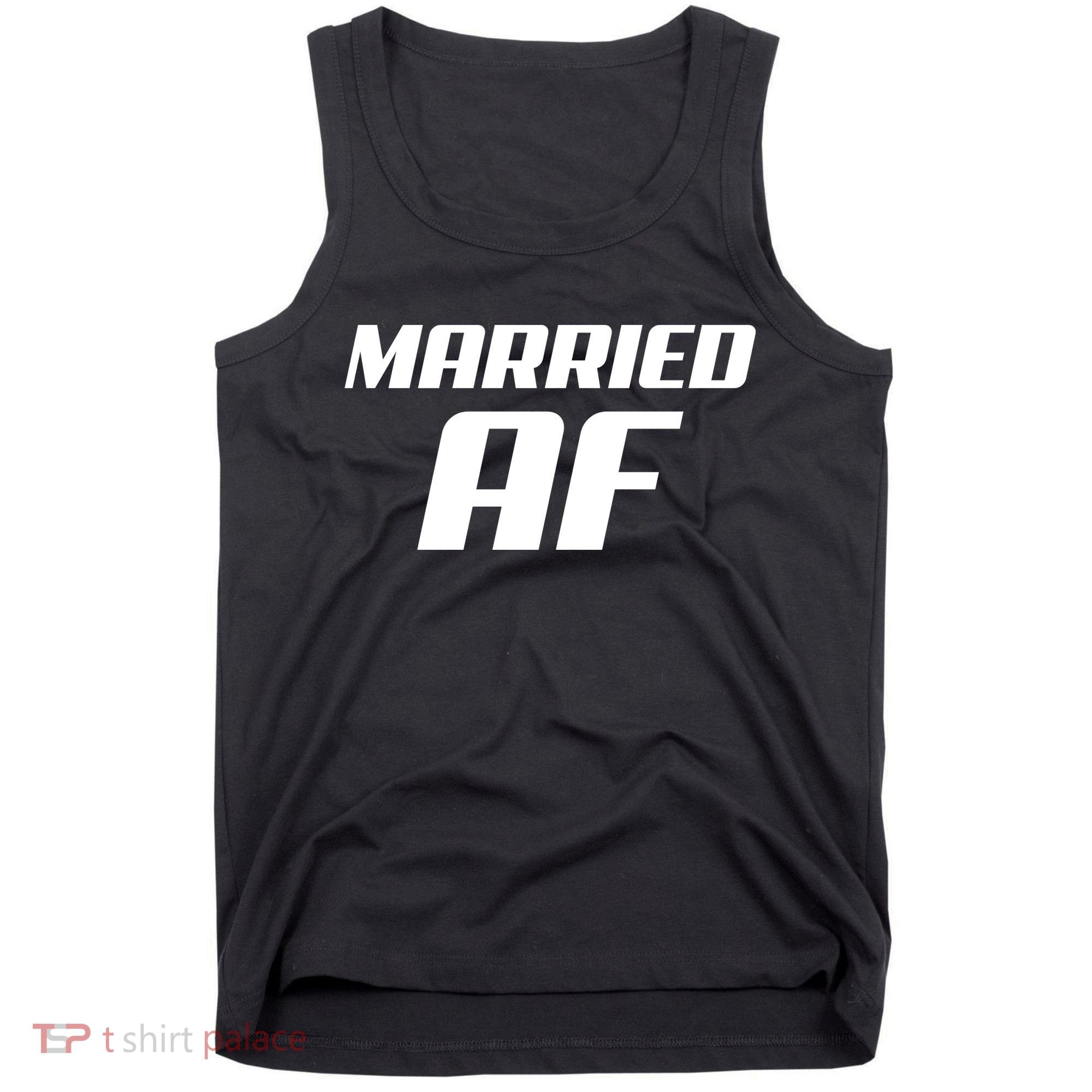 Married AF Funny Marriage Wedding Tank Top