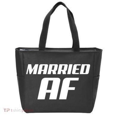 Married AF Funny Marriage Wedding Tote Bag