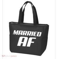 Married AF Funny Marriage Wedding Tote Bag thumb 3