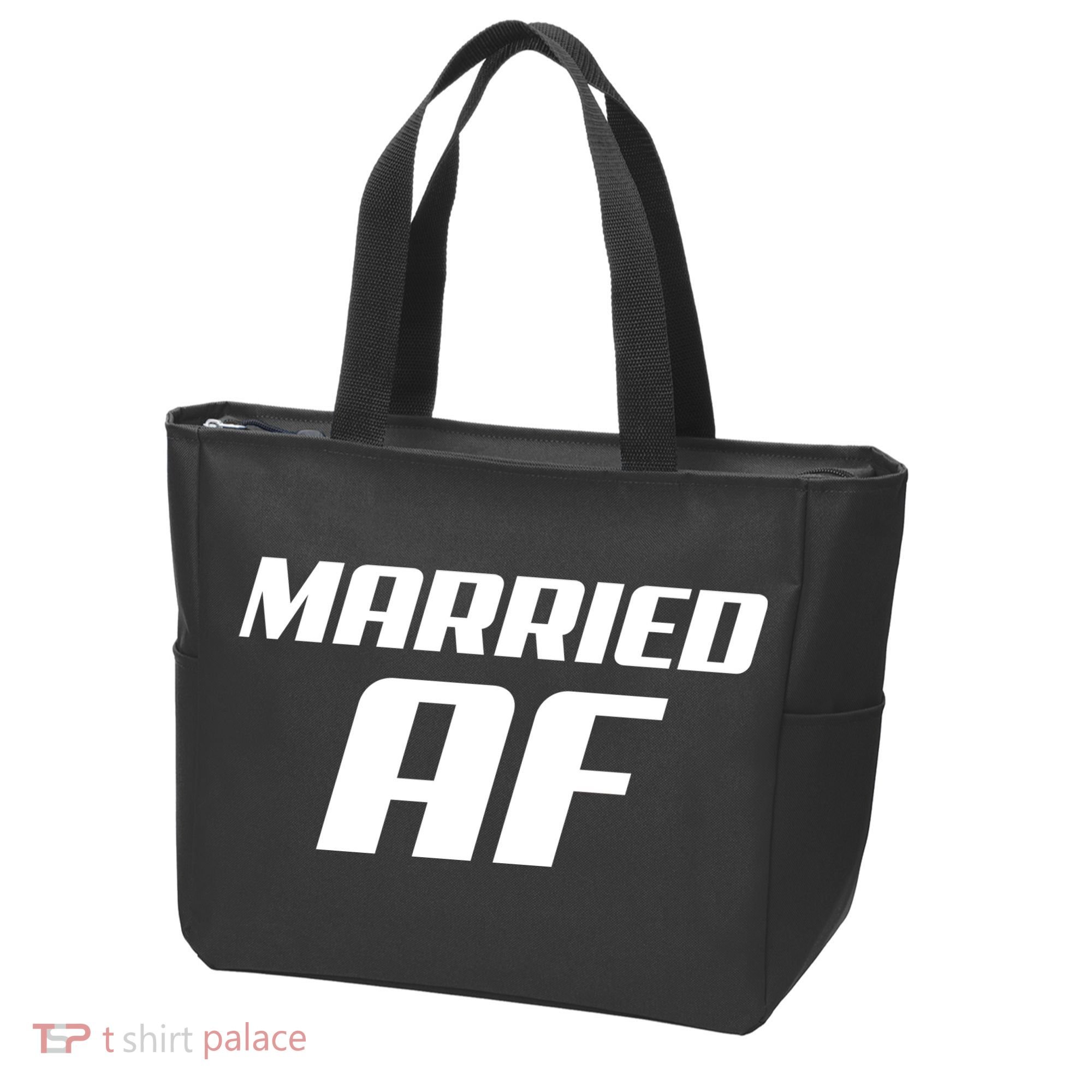 Married AF Funny Marriage Wedding Tote Bag