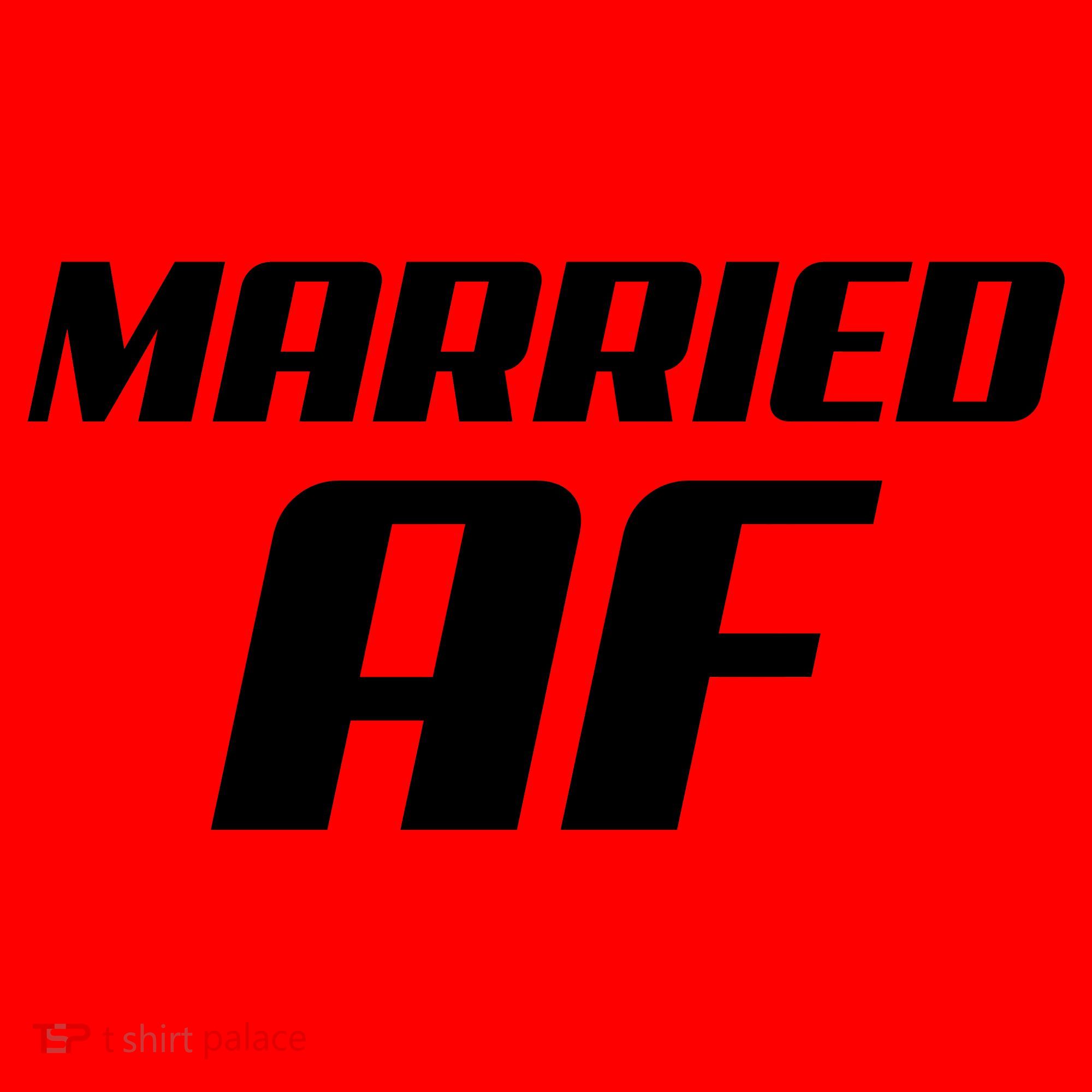 Married AF Funny Marriage Wedding Santa Hat
