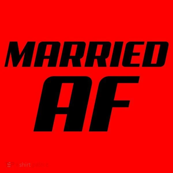 Married AF Funny Marriage Wedding Santa Hat