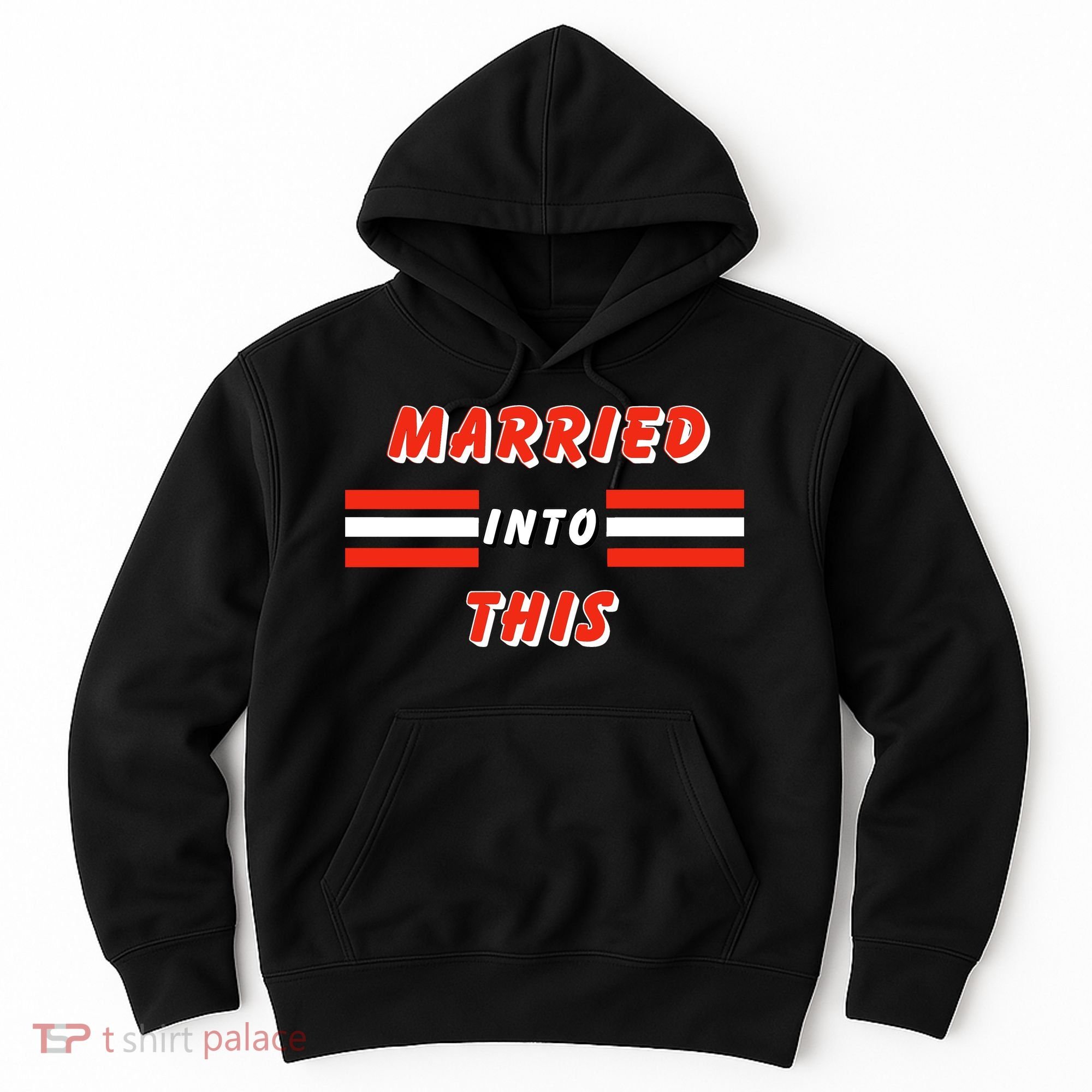Married Into This Cleveland Football Fan Hoodie