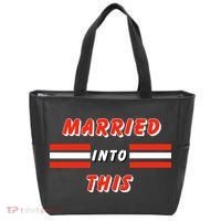Married Into This Cleveland Football Fan Tote Bag thumb 0