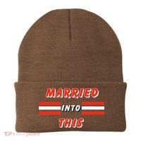 Married Into This Cleveland Football Fan Beanie thumb 0