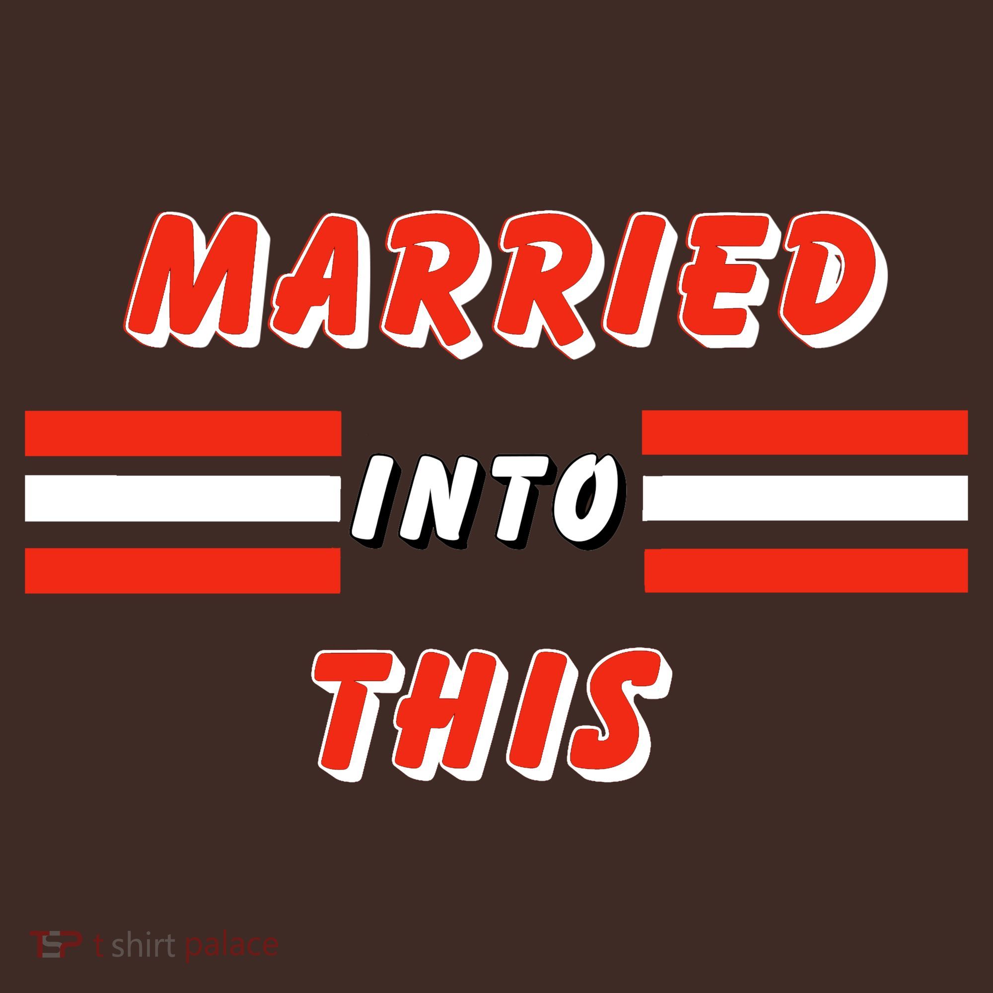 Married Into This Cleveland Football Fan Coaster