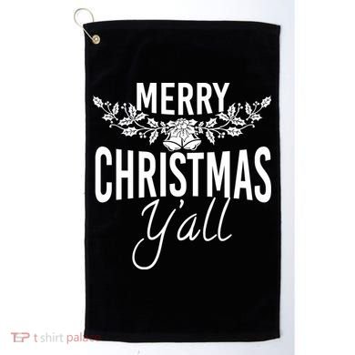 Marry Christmas Y'all Golf Towel