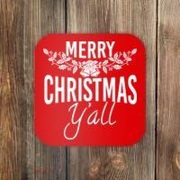 Marry Christmas Y'all Coaster thumb 0