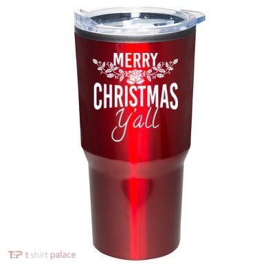 Marry Christmas Y'all Tumbler