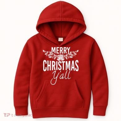 Marry Christmas Y'all Kids Hoodie