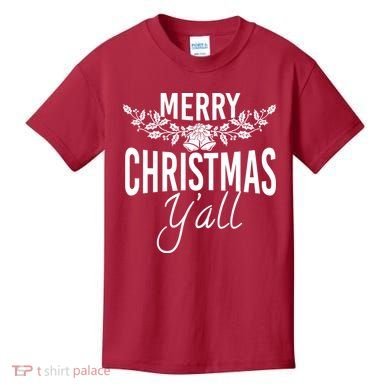 Marry Christmas Y'all Kids T-Shirt