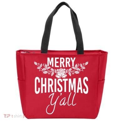 Marry Christmas Y'all Tote Bag