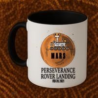 Mars Rover Landing Perseverance Coffee Mug thumb 2