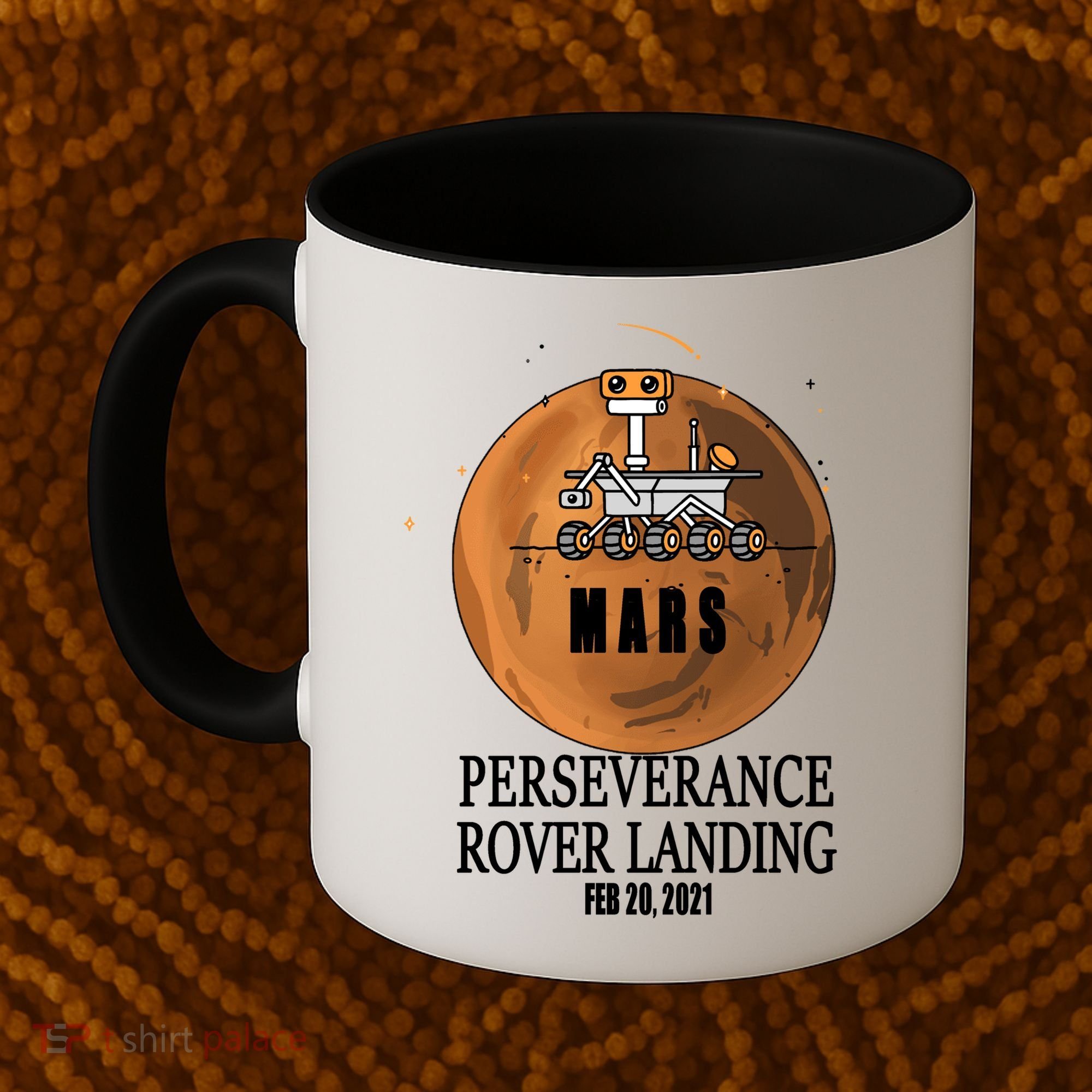 Mars Rover Landing Perseverance Coffee Mug