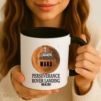 Mars Rover Landing Perseverance Coffee Mug thumb 3