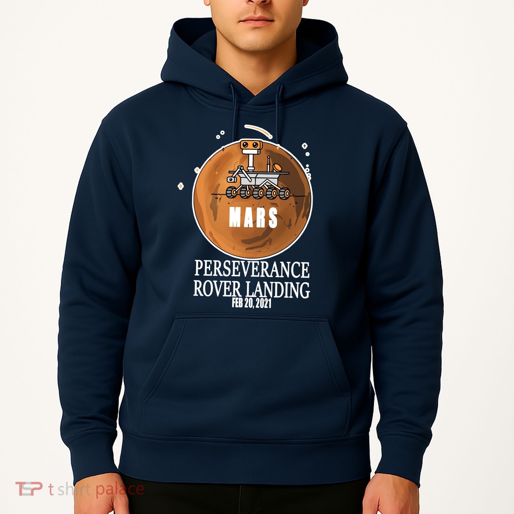 Mars Rover Landing Perseverance Hoodie