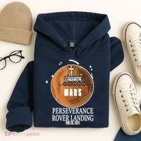 Mars Rover Landing Perseverance Hoodie thumb 4