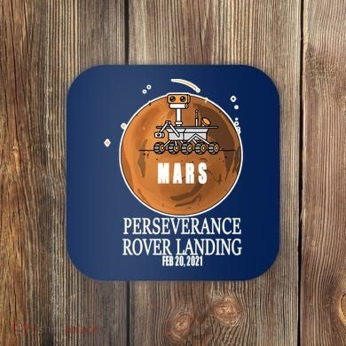Mars Rover Landing Perseverance Coaster
