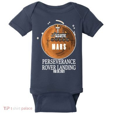 Mars Rover Landing Perseverance Baby Bodysuit