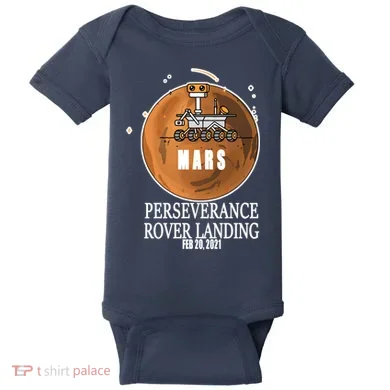 Mars Rover Landing Perseverance Baby Bodysuit
